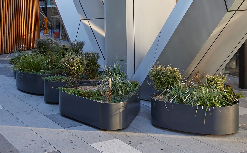 Commercial Bay Custom Planter